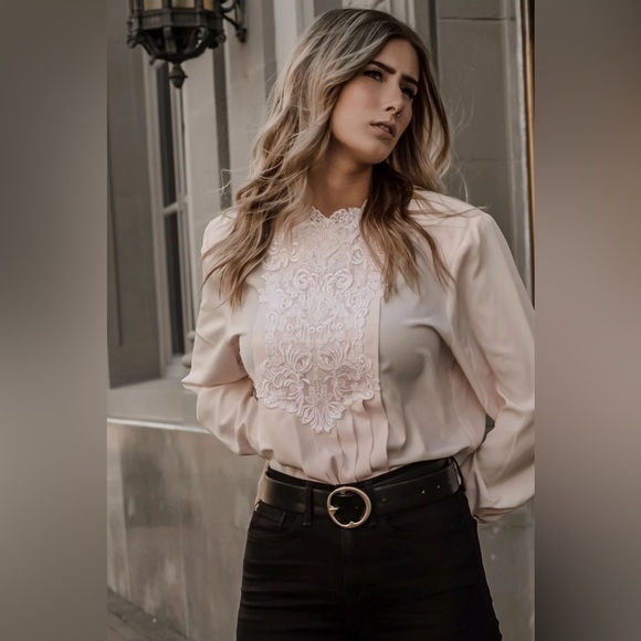 Vintage blouse size 6 petite - Picture 5 of 9